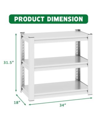 3-Tier, Adjustable, Metal Aquarium Stand