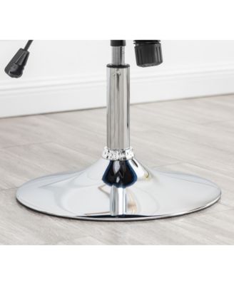 Velvet Upholstered Tufted Back Swivel Accent Chair