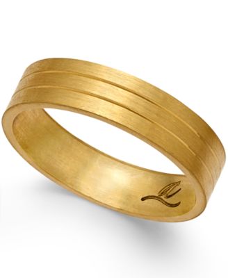 Macy's - Three-Row Wedding Band in 18k Gold