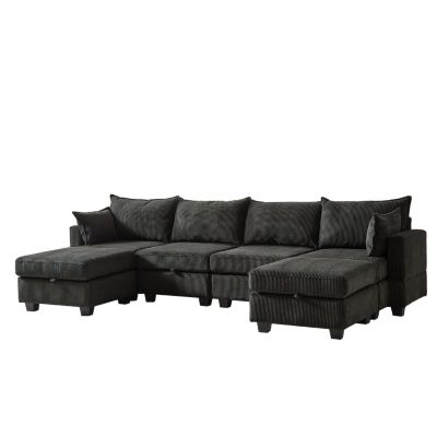  Flexible Modular Sectional Sofa with Storage