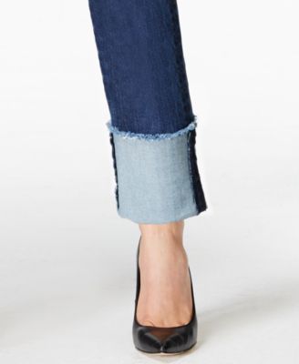 Kut from the Kloth Cameron Cuffed Straight-Leg Jeans