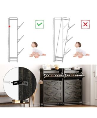 Shoe Cabinet, Entry Home Shoe Cabinet, Entrance Balcony Storage Cabinet, Large Capacity Shoe Rack