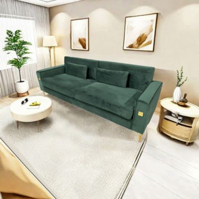  Plush Sofa with Removable Seat and Independent Springs