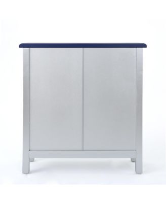 Elegant Firwood Cabinet With Carved Panels And Ample Storage