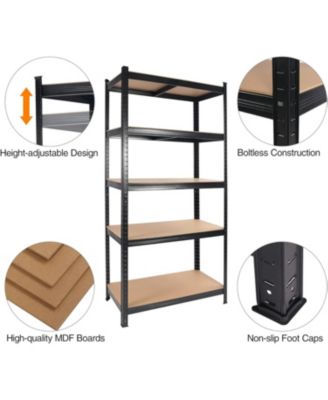2000LBS Capacity Garage Storage Shelves Heavy Duty