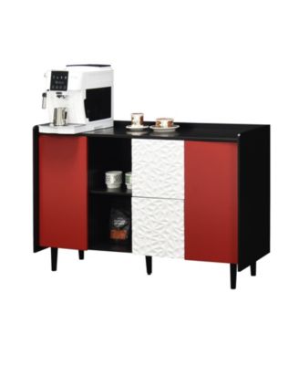 Accent Sideboard with Drawer and Open Shelves