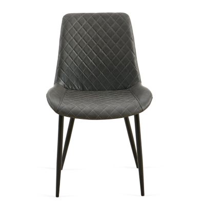  Mid-Century Leathaire Dining Chairs (Set of 4 )