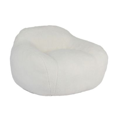 Comfy Bean Bag Chair with Armrest and Memory Foam Filler