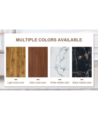 Multifunctional Lift Top Coffee Table with Dark Wood Grain Sticker