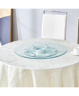 Streamdale Double-Layer Rotating Glass Display (24" upper, 15" lower)