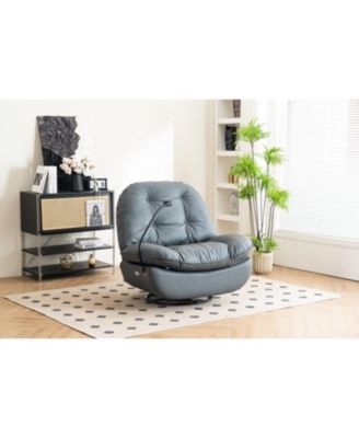Power Recliner with Bluetooth Music, USB Charger, and Glide