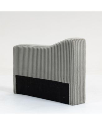 Gray Modular Sofa Arm/Back Module