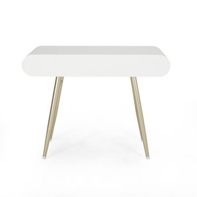Sleek and Sophisticated Neutrals Vanity Table with Drawers