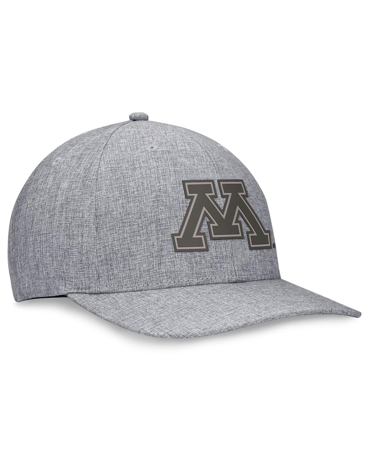 Top Of The World Men's Gray Minnesota Golden Gophers Top Grit Flex Hat