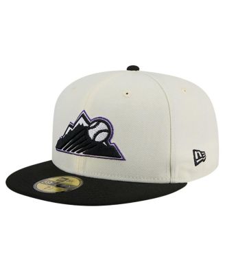 New Era - Men's White Colorado Rockies Mountain Chrome 59FIFTY Fitted Hat