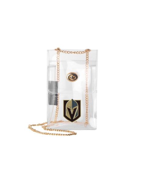 Женская сумка Logo Brands Vegas Golden Knights Clear Essential Crossbody Purse