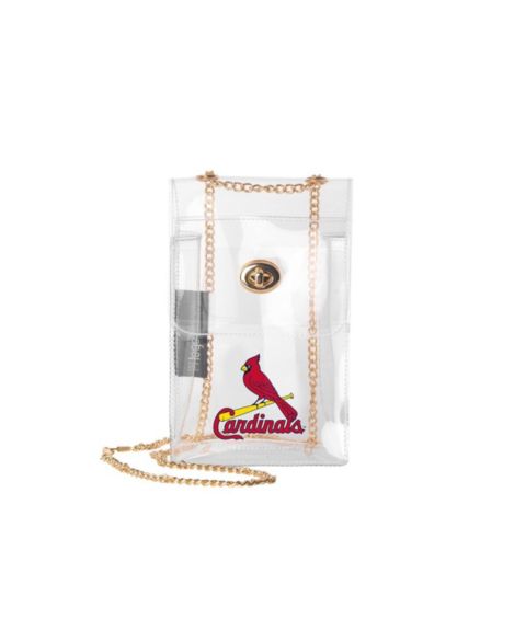 Женская сумка Logo Brands St. Louis Cardinals Clear Essential Crossbody Purse