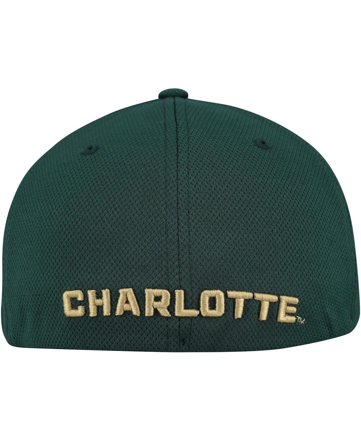 Top Of The World Men'sâ Green Charlotte 49ers Reflex Hybrid Tech Flex Hat