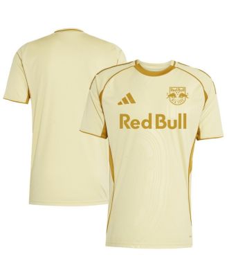 adidas - Men's Tan New York Red Bulls 2025 One Planet Pre-Match Top