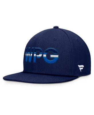 Fanatics - Men's Navy Winnipeg Jets Authentic Pro Rink Snapback Hat