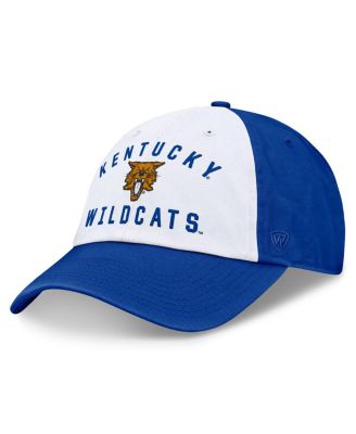 Top of the World - Men's White/Royal Kentucky Wildcats Heritage Weston Adjustable Hat