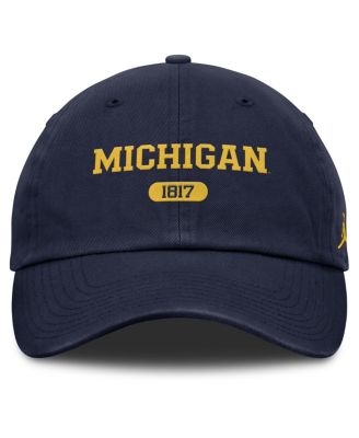 Men's Navy Michigan Wolverines Club Adjustable Hat