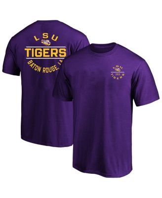 Fanatics - Men's&nbsp;Purple LSU Tigers Big Tall Fast Break 2 Hit T-Shirt