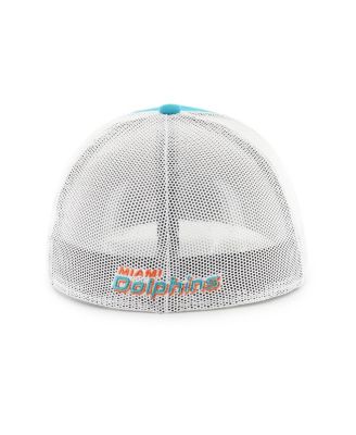 Men's Aqua/White Miami Dolphins Thrash Trophy Flex Hat