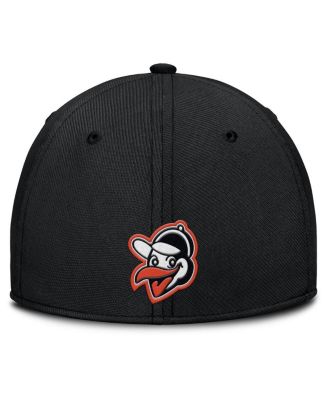 Men's Gray/Black Baltimore Orioles Rise Swoosh Performance Flex Hat