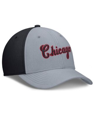 Men's Gray/Navy Chicago White Sox Rise Swoosh Performance Flex Hat