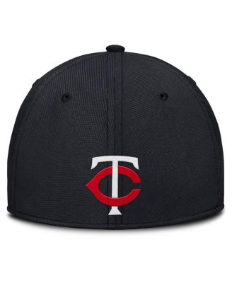 Men's Gray/Navy Minnesota Twins Rise Swoosh Performance Flex Hat