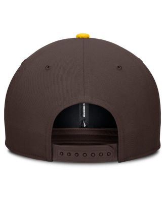 Men's Brown/Gold San Diego Padres Pro Performance Snapback Hat