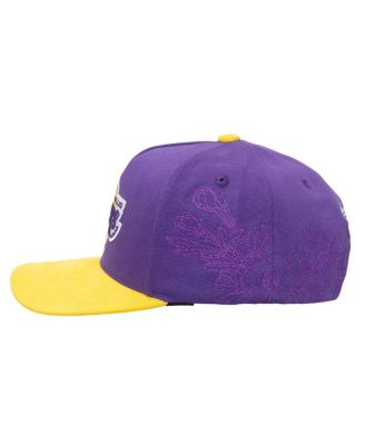 Men's Purple/Gold Los Angeles Lakers May Flowers Adjustable Hat