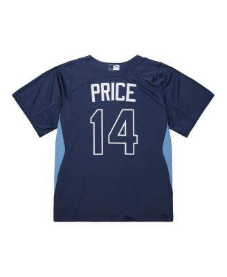 Men's&nbsp;David Price Blue Tampa Bay Rays Authentic Batting Practice Jersey