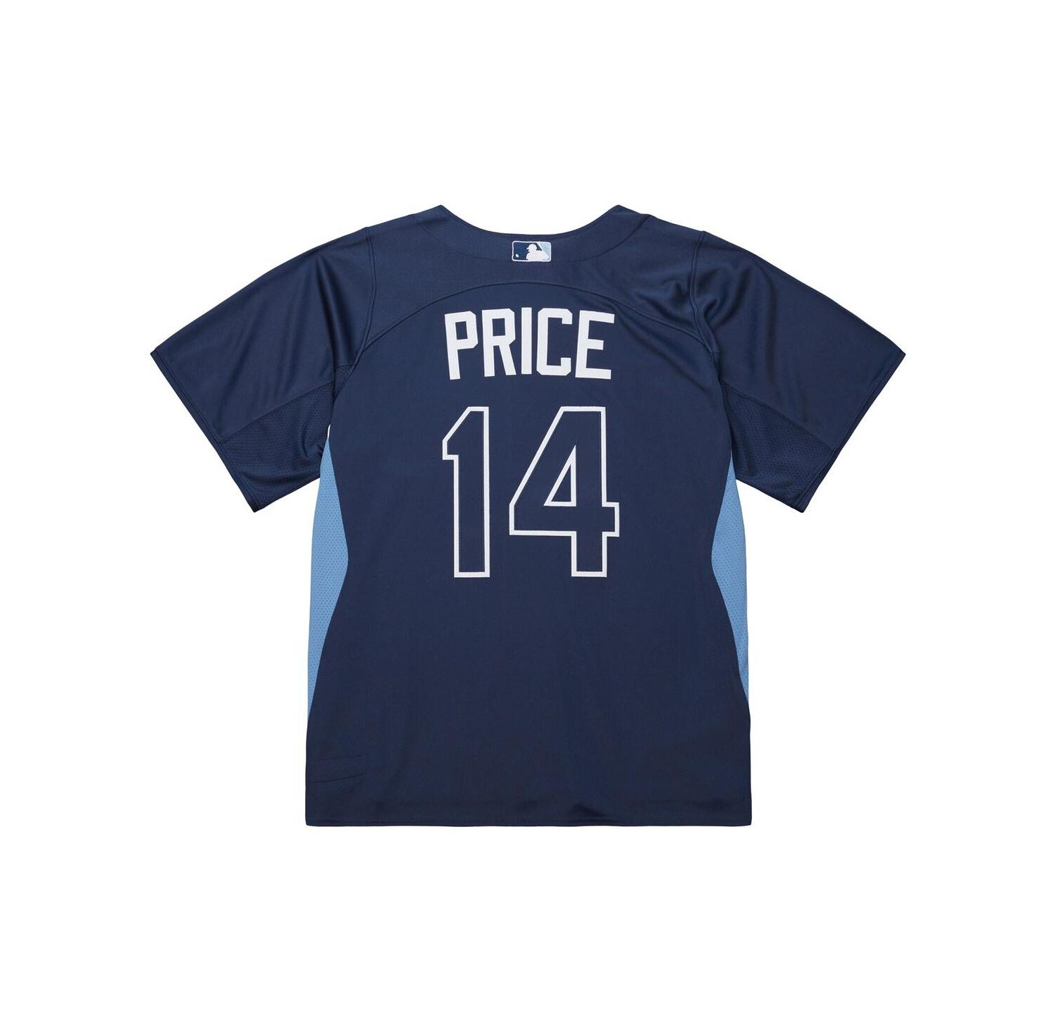 Men's David Price Blue Tampa Bay Rays Authentic Batting Practice Jersey