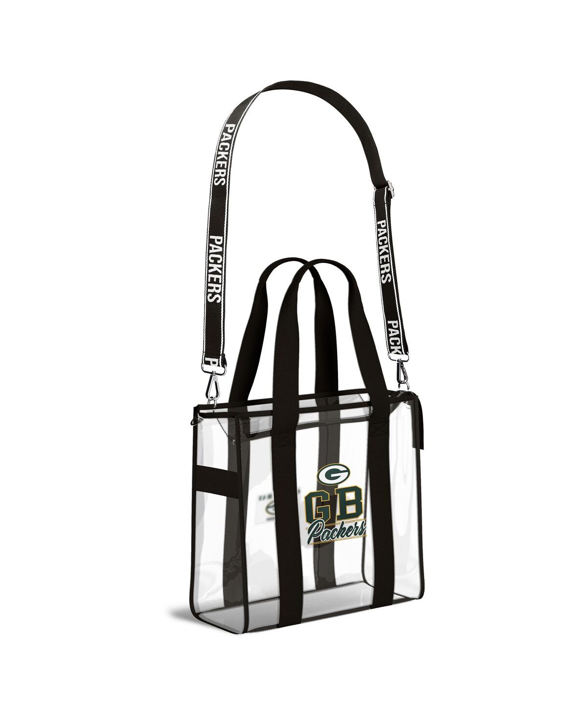 WEAR BY ERIN ANDREWS GREEN BAY PACKERS STADIUM WITH TEAM COLOR TRIM TOTE BAG 