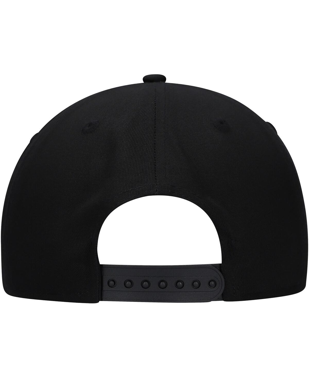 NEW ERA MEN'S BLACK NEW YORK YANKEES GOLFER SNAPBACK HAT 