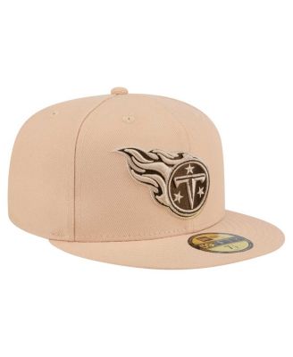 Men's Tan Tennessee Titans Candied Pecan 59FIFTY Fitted Hat