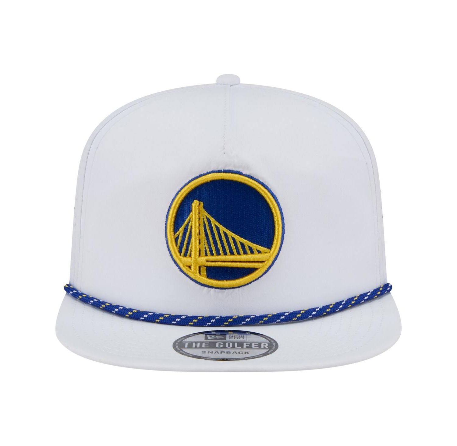 Men's White Golden State Warriors Performance Rope Golfer Adjustable Hat