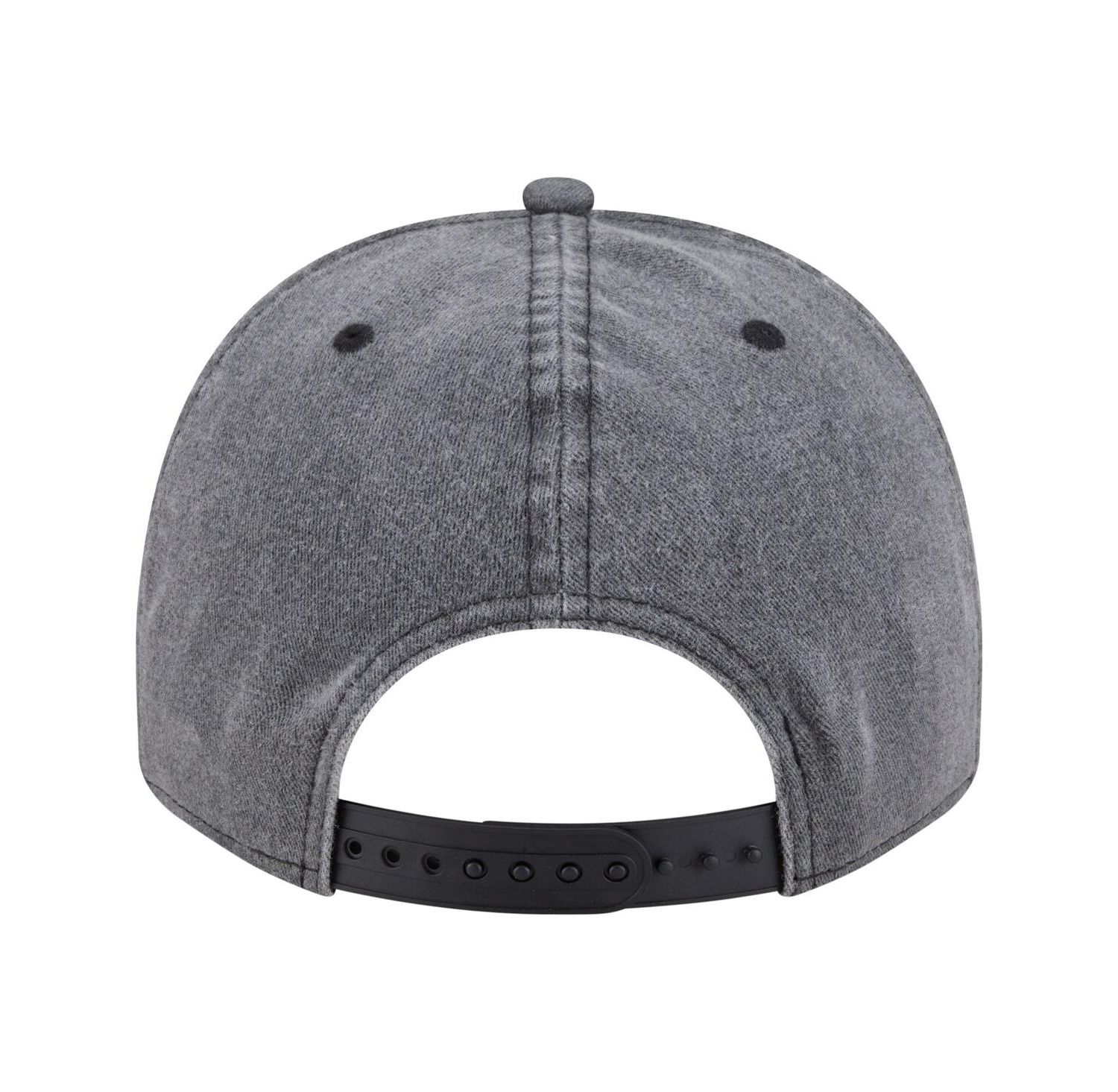 Men's Charcoal Pittsburgh Penguins Throwback Washed A-Frame Pre-Curved 9FIFTY Snapback Hat