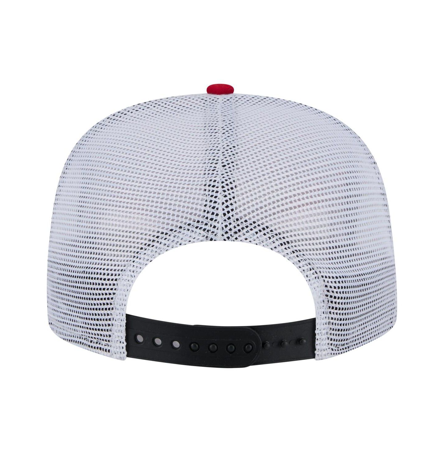 Мужской головной убор New Era Black/Red Detroit Red Wings Throwback V-Dye Adjustable Golfer Hat — фото 4