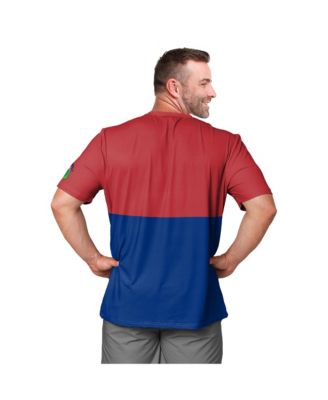 Men's Red/Royal Philadelphia Phillies Big Logo Mascot T-Shirt