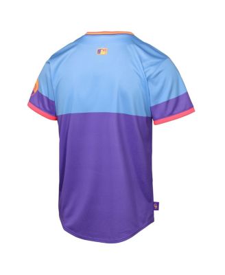 Big Boys and Girls Purple/Light Blue Colorado Rockies 2025 City Connect Limited Jersey