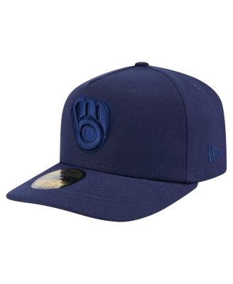 New Era - Men's Navy Milwaukee Brewers Color Pack A-Frame 59FIFTY Fitted Hat