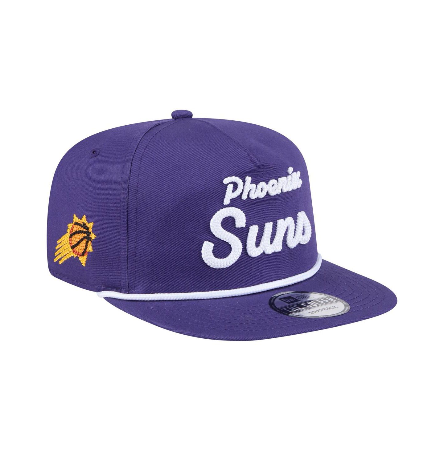 Мужская кепка New Era Purple Phoenix Suns Team Text Golfer Snapback Hat — фото 1