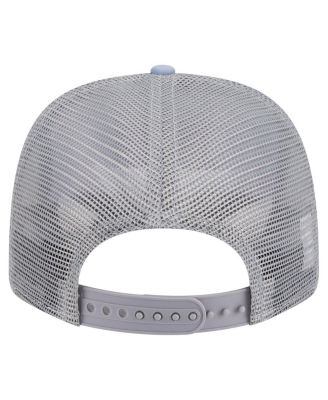 Men's Light Blue/Gray Sacramento Kings Adventure Aloha Pattern 9SEVENTY Stretch-Snap Hat