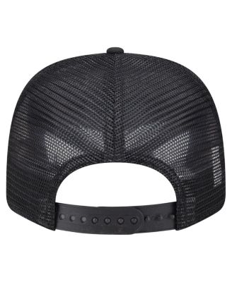 Men's Black Pittsburgh Steelers Main Trucker 9SEVENTY Stretch Snap Hat