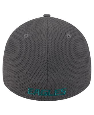 Men's Graphite Philadelphia Eagles Main 39THIRTY Flex Hat
