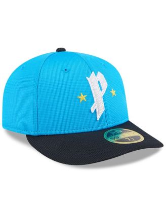 Men's Neptune Blue/Navy Philadelphia Phillies City Connect Batting Practice Low Profile 59FIFTY Fitted Hat