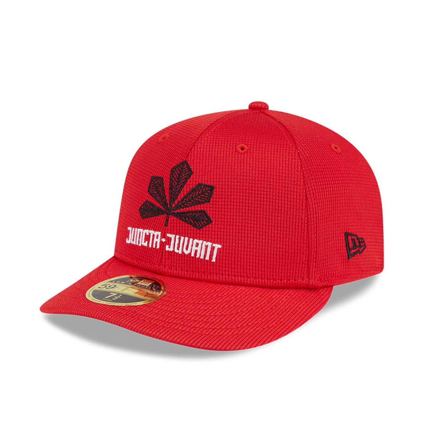 Мужская кепка New Era Red Cincinnati Reds City Connect Batting Practice Low Profile 59FIFTY Fitted Hat — фото 1